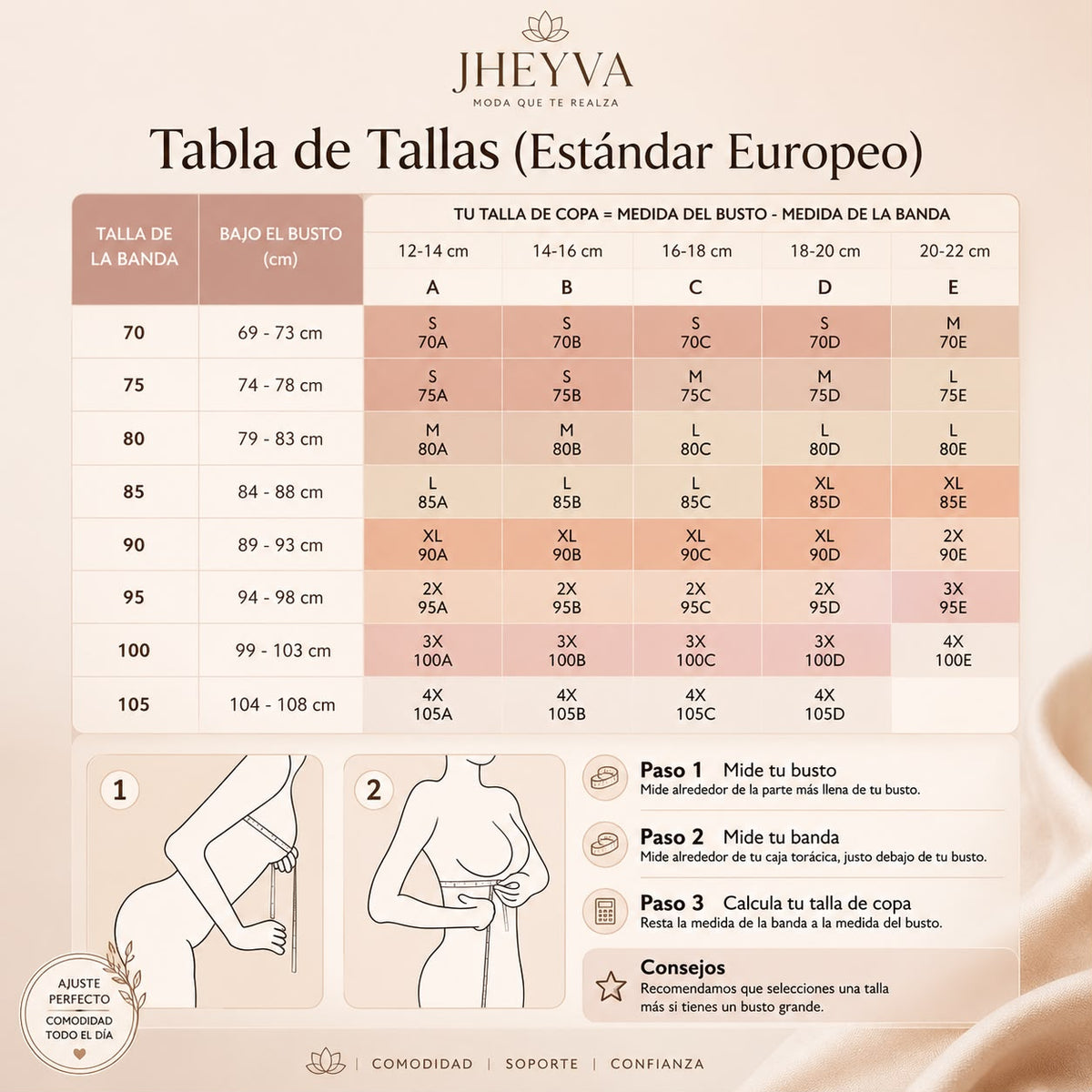 Sujetador efecto lift | comodidad sin aros