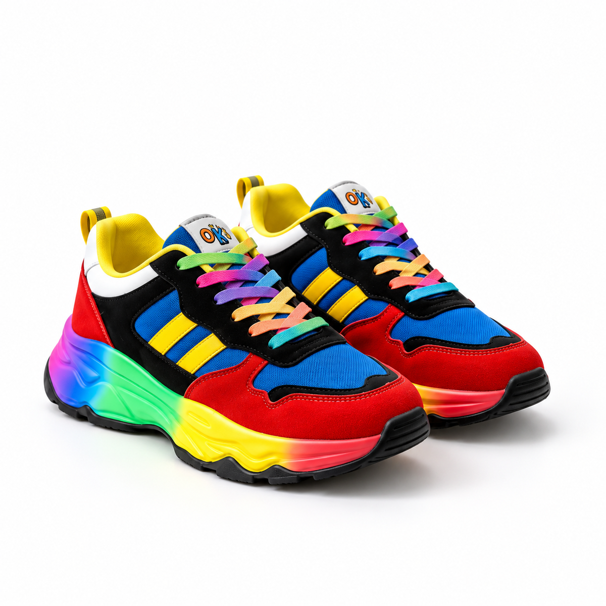 JHEYVA Arcoíris™ – Zapatillas Multicolor