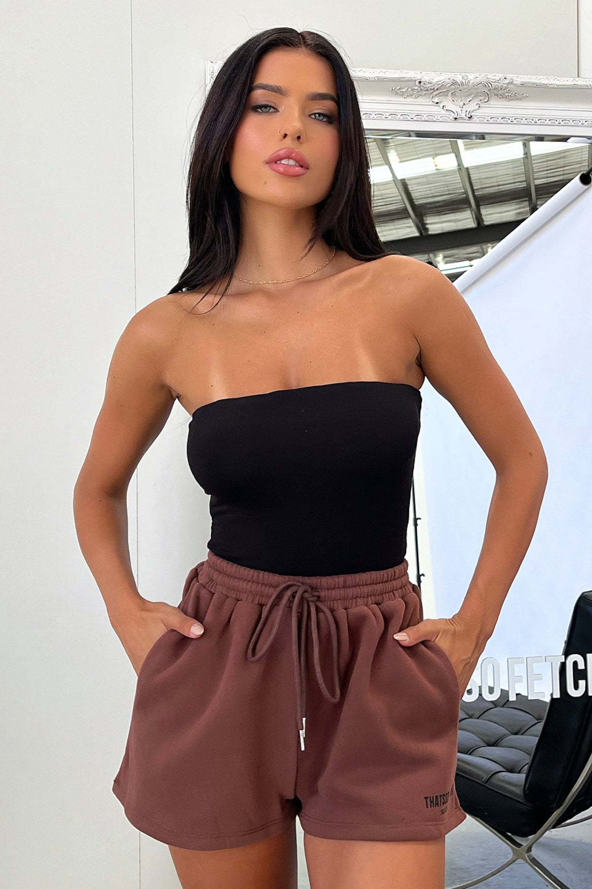 Shorts  Marrón