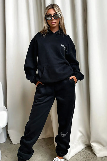 Sudadera con capucha - Negro