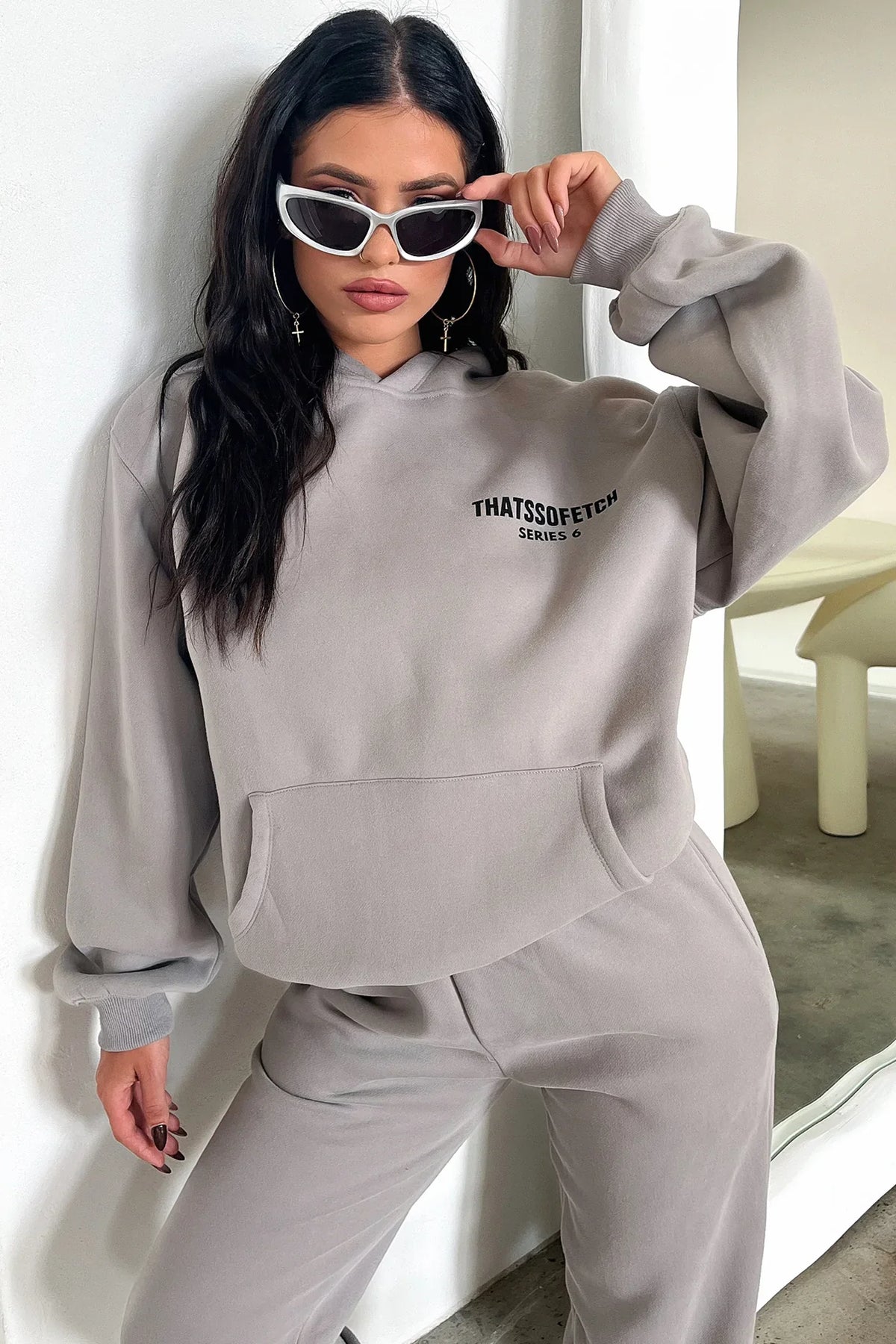 Sudadera con capucha - Gris