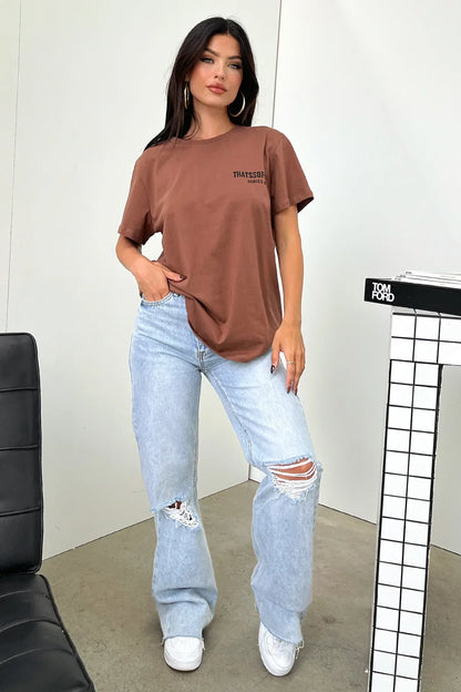 Camiseta - Marrón