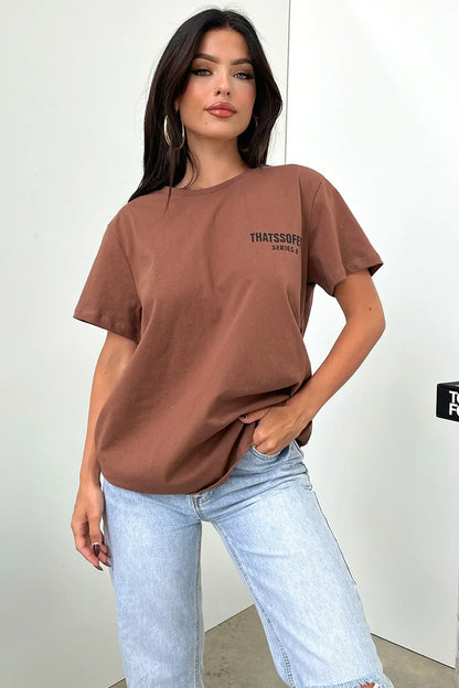Camiseta - Marrón